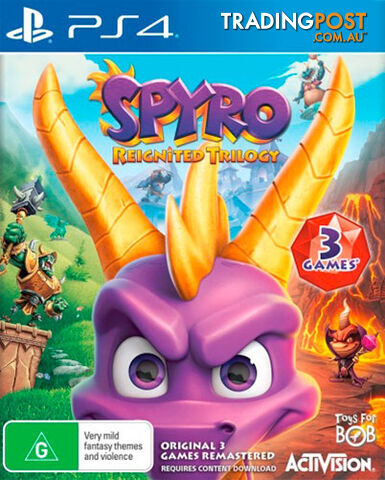 Spyro Reignited Trilogy [Pre-Owned] (PS4) - Activision - P/O PS4 Software GTIN/EAN/UPC: 5030917241789