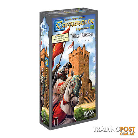 Carcassonne: The Tower Expansion 4 Board Game - Z-Man Games - Tabletop Board Game GTIN/EAN/UPC: 681706781044