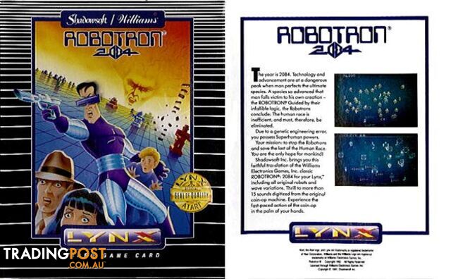 Robotron 2084 (Atari Lynx) - Atari - Retro Lynx Software GTIN/EAN/UPC: 772350050034 - photo 2 of 2