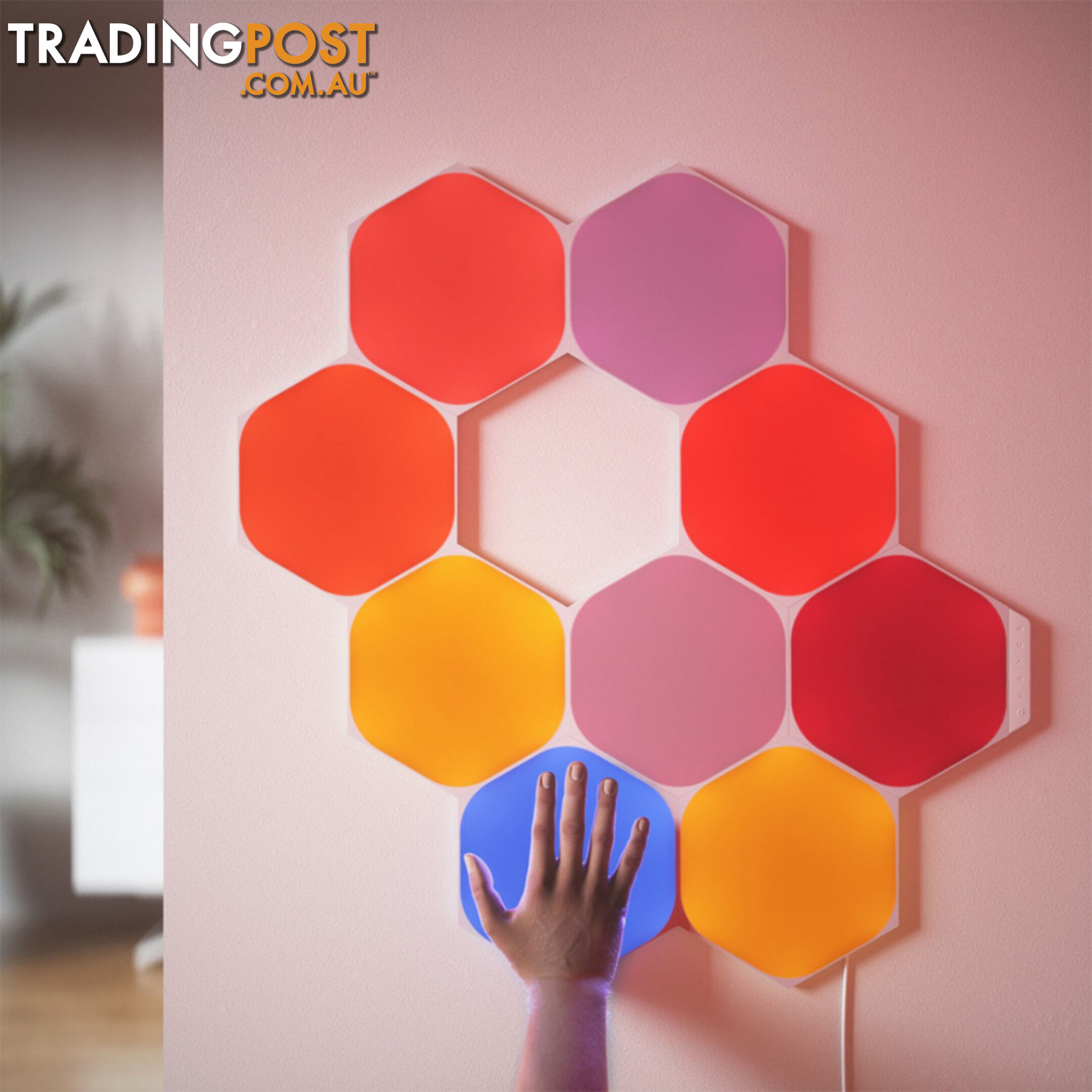 Nanoleaf Shapes Hexagons 9 Panel Starter Kit - Nanoleaf - Merch Decor and Lifestyle GTIN/EAN/UPC: 840102700688