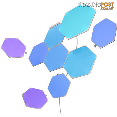 Nanoleaf Shapes Hexagons 9 Panel Starter Kit - Nanoleaf - Merch Decor and Lifestyle GTIN/EAN/UPC: 840102700688