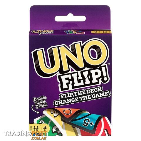 UNO Flip Card Game - Mattel Games - Tabletop Card Game GTIN/EAN/UPC: 887961751062