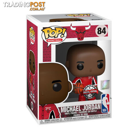 NBA Bulls Michael Jordan Red Warm-Up Funko POP! Vinyl - Funko - Merch Pop Vinyls GTIN/EAN/UPC: 889698421768