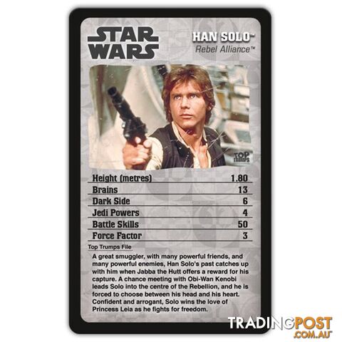 Top Trumps: Star Wars Episodes IV - VI - Winning Moves - Tabletop Card Game GTIN/EAN/UPC: 5053410002879 - photo 2 of 4