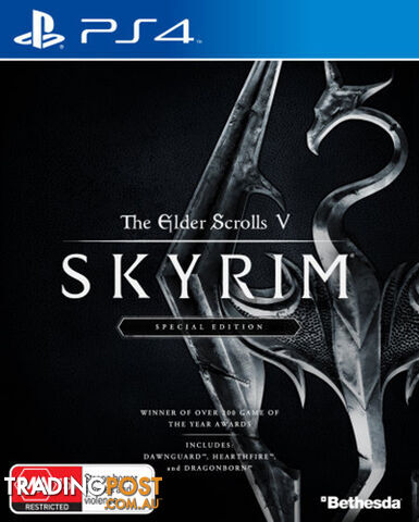 The Elder Scrolls V Skyrim Special Edition [Pre-Owned] (PS4) - Bethesda Softworks - P/O PS4 Software GTIN/EAN/UPC: 5055856411475