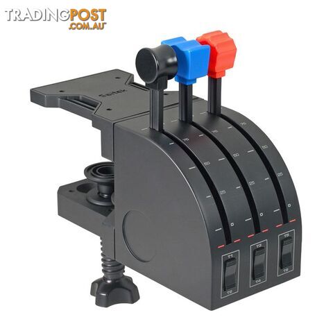 Logitech Pro Flight Yoke with Throttle Quadrant and Pro Flight Pedals - Logitech - Flight Simulation GTIN/EAN/UPC: 097855127884 - photo 2 of 5