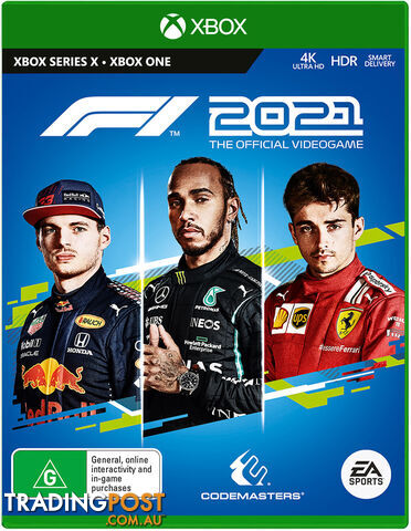F1 2021 (Xbox Series X, Xbox One) - EA Sports - Xbox Series X Software GTIN/EAN/UPC: 5030944124826