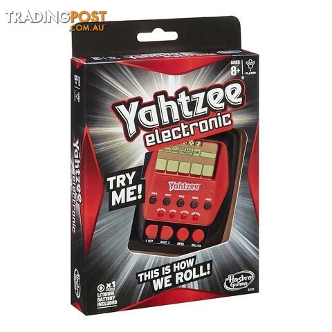 Yahtzee Electronic Handheld Board Game - Hasbro Gaming - Tabletop Board Game...