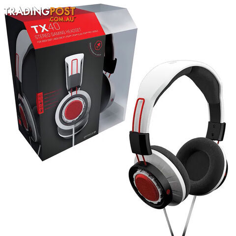 Gioteck TX-40 Universal Stereo Gaming Headset for Console, PC & Mobile - Gioteck - Headset GTIN/EAN/UPC: 812313019200