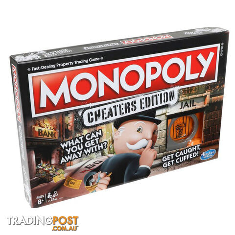 Monopoly: Cheaters Edition Board Game - Hasbro Gaming - Tabletop Board Game...
