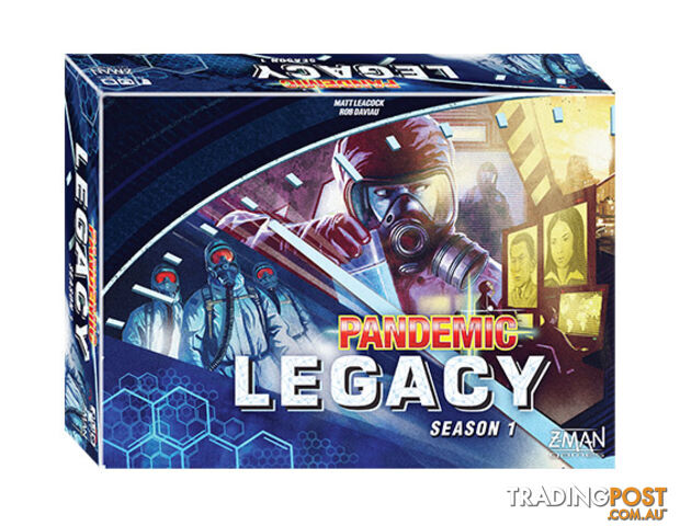 Pandemic Legacy: Season 1 Blue Edition Board Game - Z-Man Games BGPLBE - Tabletop Board Game GTIN/EAN/UPC: 681706711706