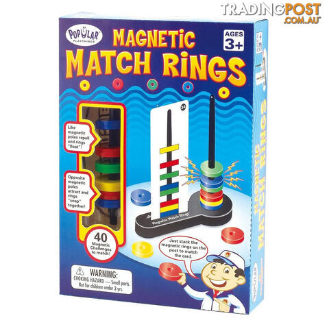 Magnetic Match Rings Puzzle Game - Popular Playthings - Tabletop Board Game GTIN/EAN/UPC: 755828383513