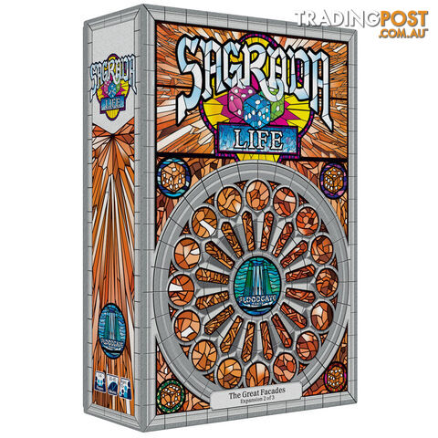 Sagrada: The Great Facades - Life Expansion Dice Game - Floodgate Games - Tabletop Dice Game GTIN/EAN/UPC: 728028465334