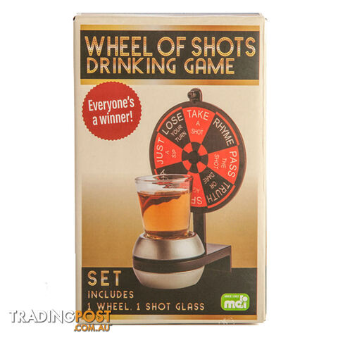 Wheel of Shots Drinking Game - MDI Aus - Tabletop Board Game GTIN/EAN/UPC: 9318051135604
