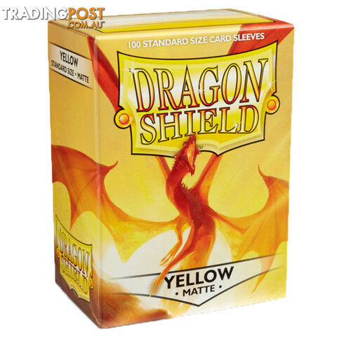 Dragon Shield Elichaphaz Matte Yellow Sleeves 100 Pack - Arcane Tinmen Aps - Tabletop Trading Cards Accessory GTIN/EAN/UPC: 5706569110147