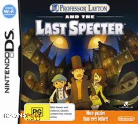 Professor Layton and the Last Specter [Pre-Owned] (DS) - Nintendo - P/O DS Software GTIN/EAN/UPC: 018113991054