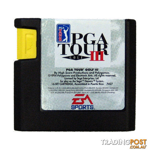 PGA Tour Golf III [Pre-Owned] (Mega Drive) - EA Sports - Retro Mega Drive Software GTIN/EAN/UPC: 014633074277