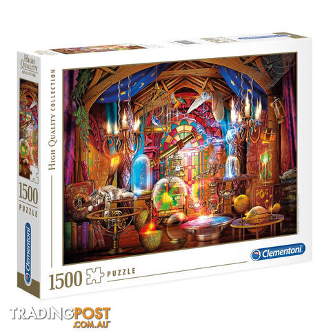 Clementoni Wizards Workshop 1500 Piece Jigsaw Puzzle - Clementoni - Tabletop Jigsaw Puzzle GTIN/EAN/UPC: 8005125318131