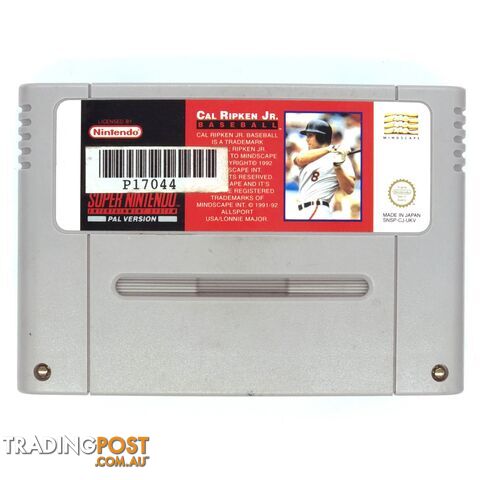 Cal Ripken Jr. Baseball [Pre-Owned] (SNES) - MPN XSNESCALRPJR - Retro SNES