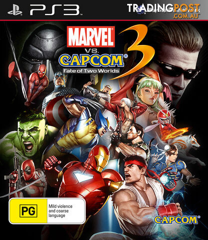 Marvel vs Capcom 3: Fate of Two Worlds [Pre-Owned] (PS3) - Capcom - Retro P/O PS3 Software GTIN/EAN/UPC: 5055060926901