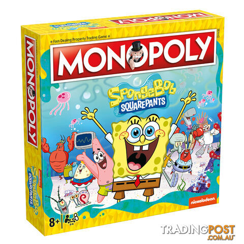 Monopoly: Spongebob Squarepants Edition Board Game - Hasbro - Tabletop Board Game GTIN/EAN/UPC: 5053410004019