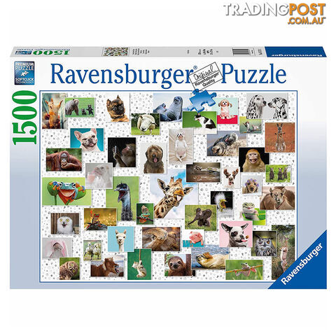 Ravensburger Funny Animals 1500 Piece Jigsaw Puzzle - Ravensburger - Tabletop Jigsaw Puzzle GTIN/EAN/UPC: 4005556167111