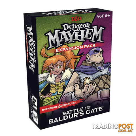 Dungeons & Dragons: Dungeon Mayhem Battle for Baldurs Gate Expansion Card Game - Wizards of the Coast - Tabletop Card Game GTIN/EAN/UPC: 630509913312