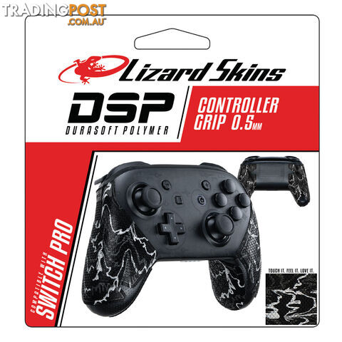 Lizard Skins DSP Skin for Switch Pro Controller (Black Camo) - Lizard Skins - Switch Accessory GTIN/EAN/UPC: 696260005871