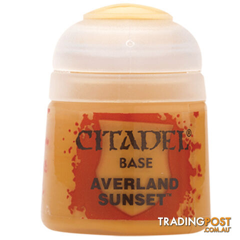 Citadel 12ml Base Paint (Averland Sunset) - Games Workshop - Tabletop Miniatures GTIN/EAN/UPC: 5011921026180