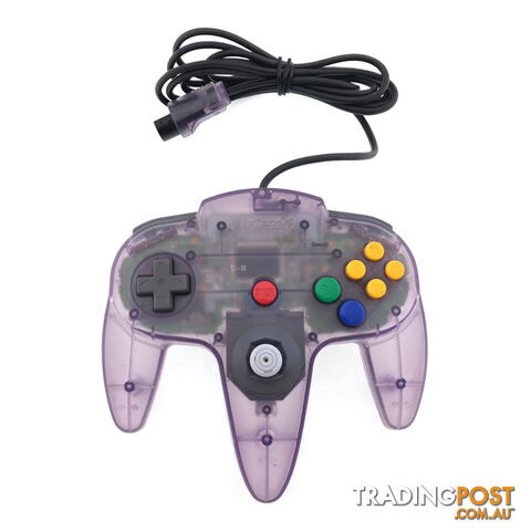 Nintendo 64 Clear Purple Controller [Pre-Owned] - Nintendo - Retro N64 Accessory - photo 2 of 2
