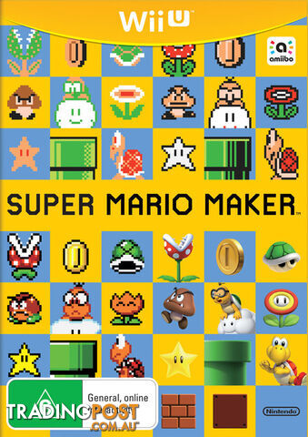 Super Mario Maker [Pre-Owned] (Wii U WiiU) - Nintendo POWIIUSUPERMARIOMKR - P/O...
