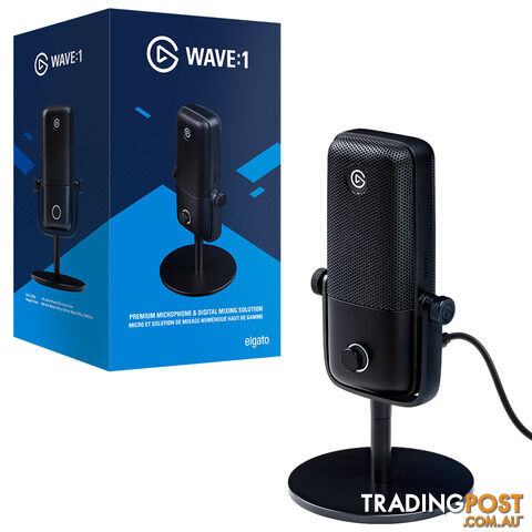 Elgato Wave:1 USB Condenser Microphone - Elgato Gaming - Streaming GTIN/EAN/UPC: 840006618065
