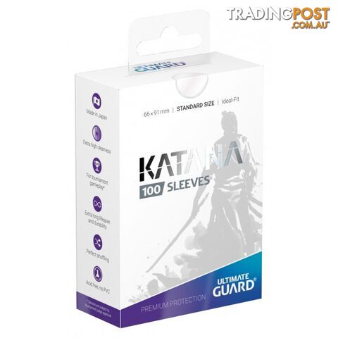 Ultimate Guard Katana 100 Sleeves (Transparent) - Ultimate Guard - Tabletop Trading Cards Accessory GTIN/EAN/UPC: 4260250073766