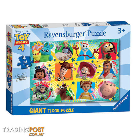 Ravensburger Disney's Toy Story 4 Giant 24 Piece Jigsaw Puzzle - Ravensburger - Toys Games & Puzzles GTIN/EAN/UPC: 4005556055623
