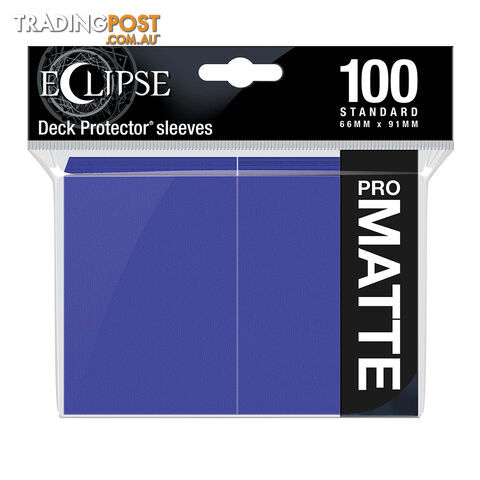 Ultra Pro Eclipse Matte Deck Protectors 100 Pack (Royal Purple) - Ultra Pro - Tabletop Trading Cards Accessory GTIN/EAN/UPC: 074427156220