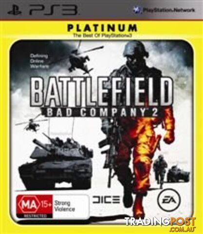 Battlefield: Bad Company 2 [Pre-Owned] (PS3) - Electronic Arts - Retro P/O PS3 Software GTIN/EAN/UPC: 5030941075756