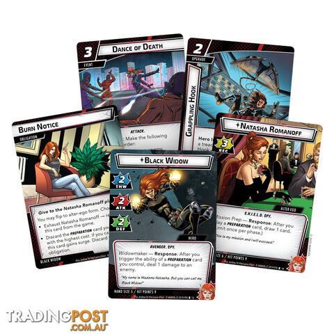 Marvel Champions: The Card Game Black Widow Hero Pack - Fantasy Flight Games - Tabletop Card Game GTIN/EAN/UPC: 841333110536 - photo 2 of 2