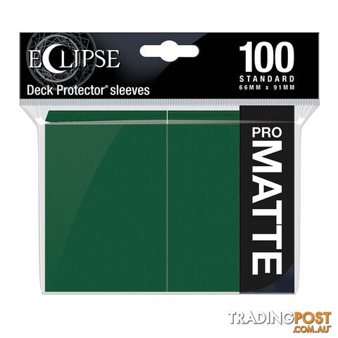 Ultra Pro Eclipse Matte Deck Protectors 100 Pack (Forest Green) - Ultra Pro - Tabletop Trading Cards Accessory GTIN/EAN/UPC: 074427156176