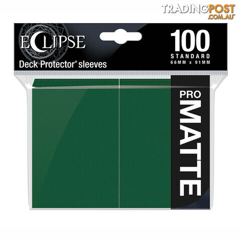 Ultra Pro Eclipse Matte Deck Protectors 100 Pack (Forest Green) - Ultra Pro - Tabletop Trading Cards Accessory GTIN/EAN/UPC: 074427156176