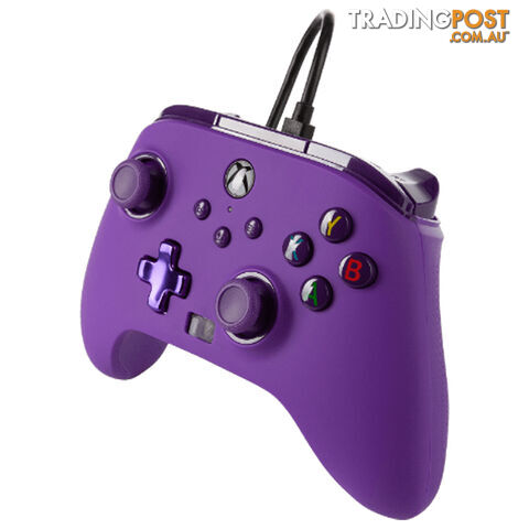 PowerA Enhanced Wired Controller For Xbox Series X|S (Royal Purple) - PowerA - Xbox Series X Accessory GTIN/EAN/UPC: 617885026911 - photo 5 of 7