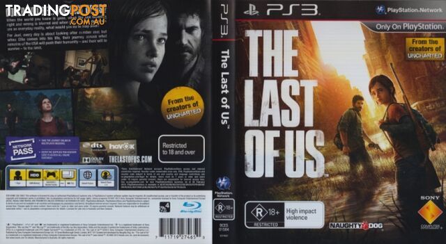 The Last of Us [Pre-Owned] (PS3) - Sony Interactive Entertainment - Retro P/O PS3 Software GTIN/EAN/UPC: 711719274650 - photo 2 of 7