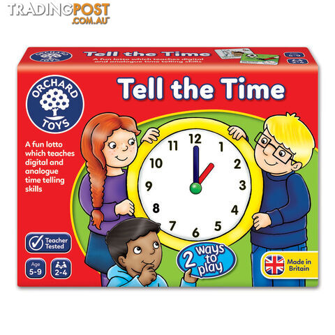 Orchard Tell The Time Lotto Board Game - Orchard Toys - Tabletop Board Game GTIN/EAN/UPC: 5011863100764