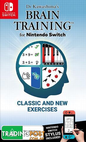 Dr Kawashima's Brain Training (Switch) - Nintendo - Switch Software GTIN/EAN/UPC: 9318113986991