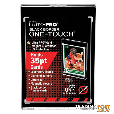 Ultra Pro One-Touch 35PT Black Border Magnetic Closure 5 Pack - Ultra Pro - Tabletop Trading Cards Accessory GTIN/EAN/UPC: 074427836566