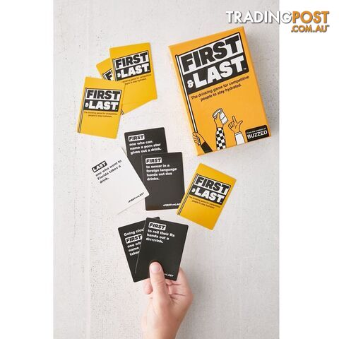 First & Last Card Game - VR Distribution - Tabletop Board Game GTIN/EAN/UPC: 810816031323 - photo 2 of 2