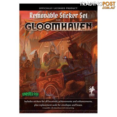 Gloomhaven Removable Sticker Set - Cephalofair Games - Tabletop Board Game...