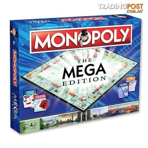 Monopoly: Mega Edition Board Game - Hasbro Gaming - Tabletop Board Game GTIN/EAN/UPC: 5053410002459