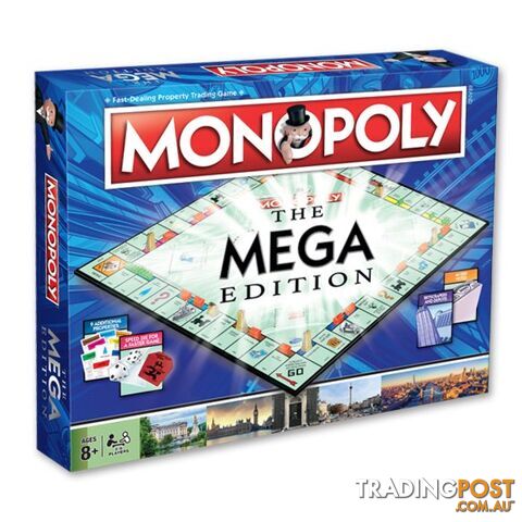 Monopoly: Mega Edition Board Game - Hasbro Gaming - Tabletop Board Game GTIN/EAN/UPC: 5053410002459