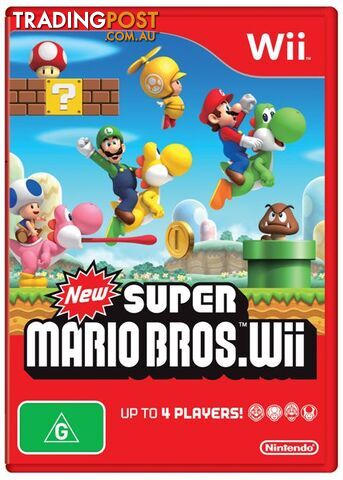 New Super Mario Bros. Wii [Pre-Owned] (Wii) - Nintendo - P/O Wii Software...