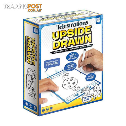 Telestrations Upside Drawn Board Game - The Op Games | usaopoly - Tabletop Board Game GTIN/EAN/UPC: 8720077209510